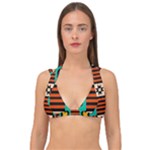 Shapes in shapes                                                            Double Strap Halter Bikini Top