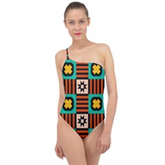 Classic One Shoulder Swimsuit 