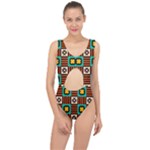 Shapes in shapes                                                              Center Cut Out Swimsuit