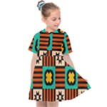 Shapes in shapes                                                           Kids  Sailor Dress