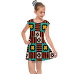 Shapes in shapes                                                              Kids Cap Sleeve Dress