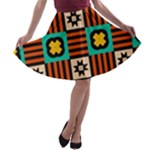 Shapes in shapes                                                               A-line Skirt