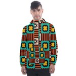 Shapes in shapes                                                              Men s Front Pocket Pullover Windbreaker