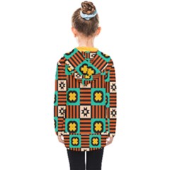 Kids  Double Breasted Button Coat 