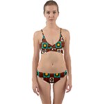 Shapes in shapes                                                                 Wrap Around Bikini Set