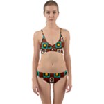 Shapes in shapes                                                                 Wrap Around Bikini Set