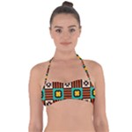 Shapes in shapes                                                               Halter Bandeau Bikini Top