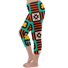 Capri Winter Leggings Back Capri Winter Leggings Back