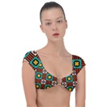 Shapes in shapes                                                             Cap Sleeve Ring Bikini Top