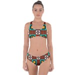 Shapes in shapes                                                                Criss Cross Bikini Set