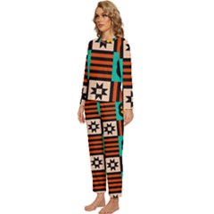 Womens  Long Sleeve Lightweight Pajamas Set 