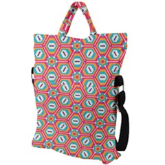 Fold Over Handle Tote Bag 