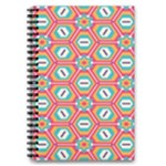 Hexagons and stars pattern                                                                5.5  x 8.5  Notebook New