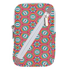 Hexagons and stars pattern                                                             Belt Pouch Bag (Large) from ArtsNow.com