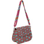 Hexagons and stars pattern                                                           Saddle Handbag