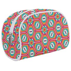 Hexagons and stars pattern                                                           Makeup Case (Medium) from ArtsNow.com