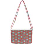 Hexagons and stars pattern                                                            Double Gusset Crossbody Bag