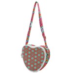 Hexagons and stars pattern                                                            Heart Shoulder Bag