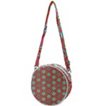 Hexagons and stars pattern                                                            Crossbody Circle Bag