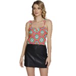 Hexagons and stars pattern                                                        Flowy Camisole Tie Up Top