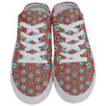 Hexagons and stars pattern                                                              Women s Half Slippers