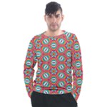 Hexagons and stars pattern                                                              Men s Long Sleeve Raglan Tee