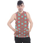 Hexagons and stars pattern                                                              Men s Sleeveless Hoodie