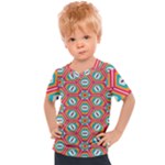 Hexagons and stars pattern                                                              Kids  Sports Tee