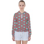 Hexagons and stars pattern                                                               Women s Tie Up Sweat