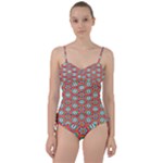 Hexagons and stars pattern                                                               Sweetheart Tankini Set