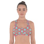 Hexagons and stars pattern                                                                     Cross Back Sports Bra