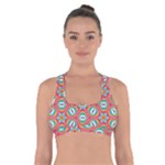 Hexagons and stars pattern                                                                     Cross Back Sports Bra