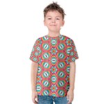 Hexagons and stars pattern                                                                Kid s Cotton Tee