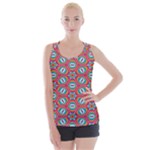 Hexagons and stars pattern                                                               Criss cross Back Tank Top