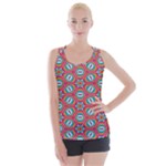 Hexagons and stars pattern                                                               Criss cross Back Tank Top