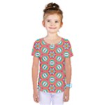 Hexagons and stars pattern                                                                 Kids  One Piece Tee