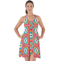 Show Some Back Chiffon Dress 