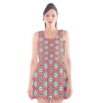 Hexagons and stars pattern                                                                Scoop Neck Skater Dress