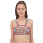 Hexagons and stars pattern                                                              Cage Up Bikini Top