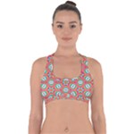 Hexagons and stars pattern                                                               Cross Back Hipster Bikini Top