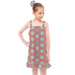 Hexagons and stars pattern                                                             Kids  Overall Dress