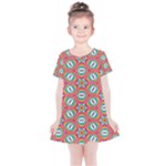 Hexagons and stars pattern                                                               Kids  Simple Cotton Dress