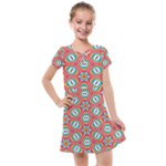 Hexagons and stars pattern                                                              Kids  Cross Web Dress