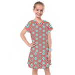 Hexagons and stars pattern                                                                 Kids  Drop Waist Dress