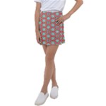 Hexagons and stars pattern                                                                   Kids  Tennis Skirt