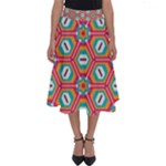 Hexagons and stars pattern                                                                Perfect Length Midi Skirt