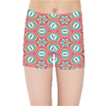 Hexagons and stars pattern                                                               Kids  Skinny Shorts