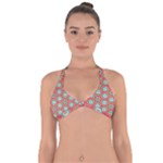 Hexagons and stars pattern                                                               Halter Neck Bikini Top