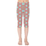 Hexagons and stars pattern                                                               Kids  Capri Leggings