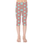 Hexagons and stars pattern                                                               Kids  Capri Leggings